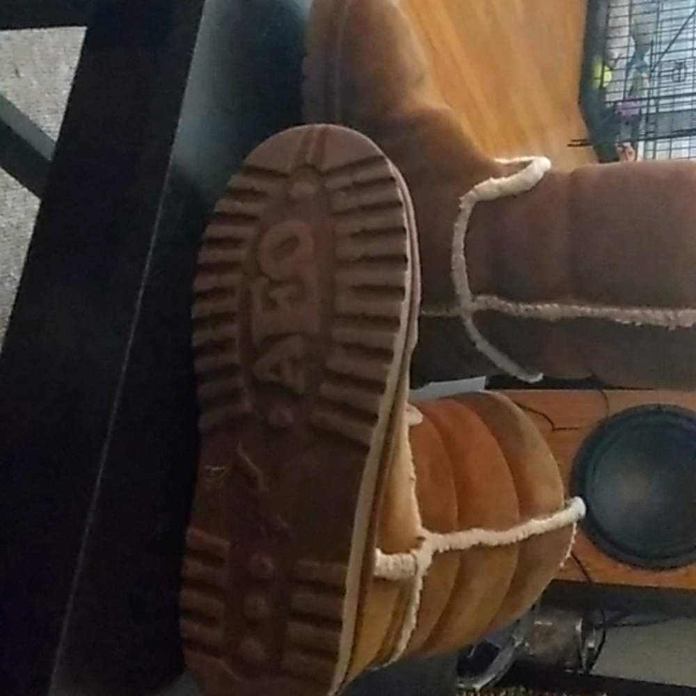 Lightly used boots